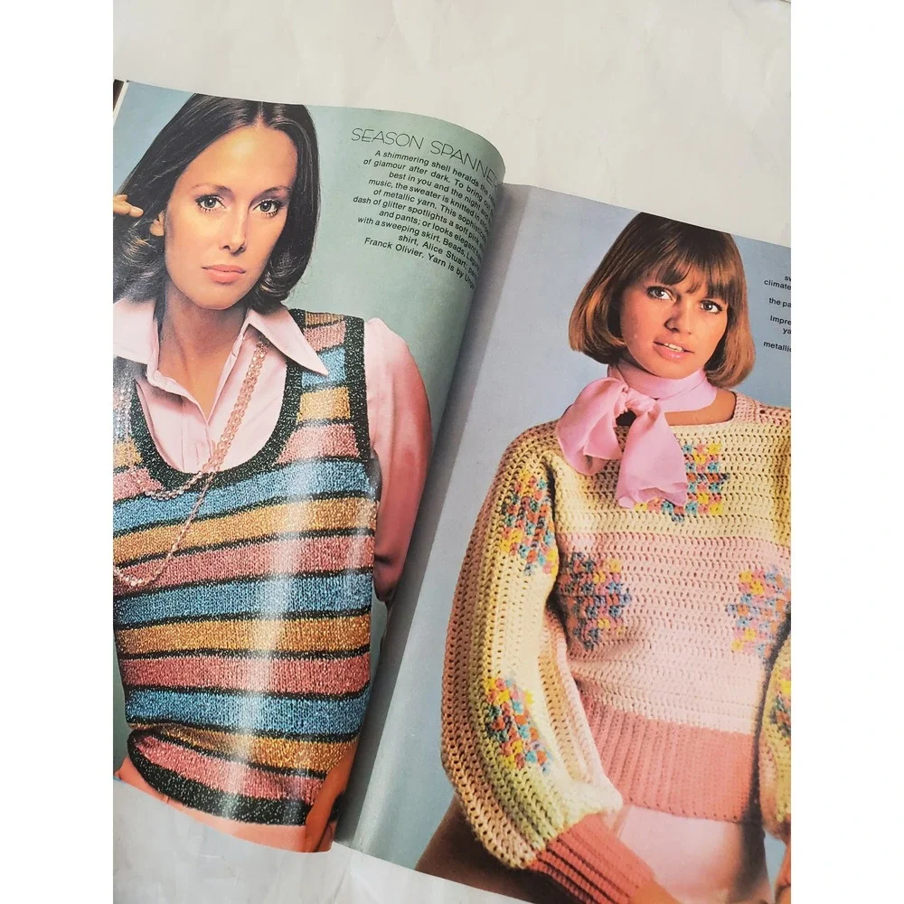 Vntg. Ladies Home Journal Needle & Craft Magazine Fall Winter 1973 Patterns DIY